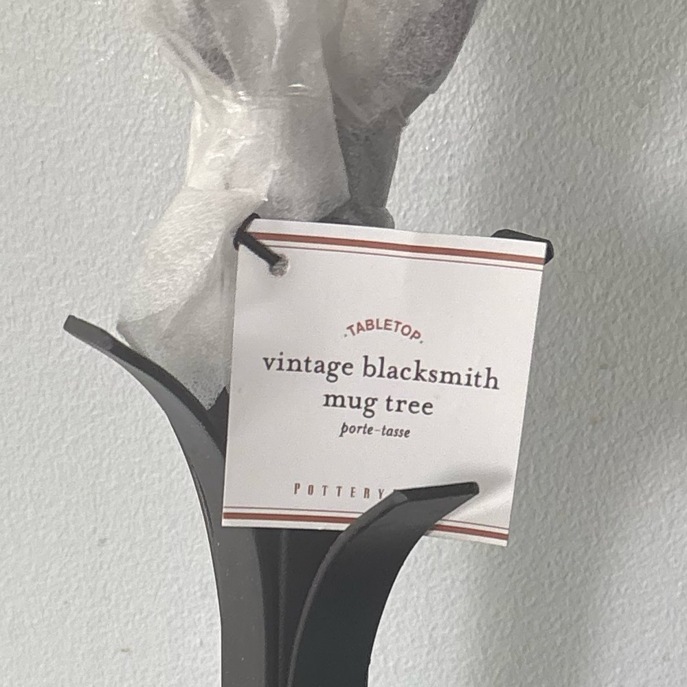 Pottery Barn Blacksmith Mug Tree